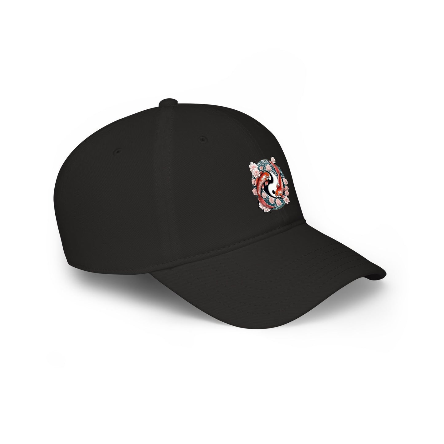 Koi Fish Yin Yang Baseball Cap