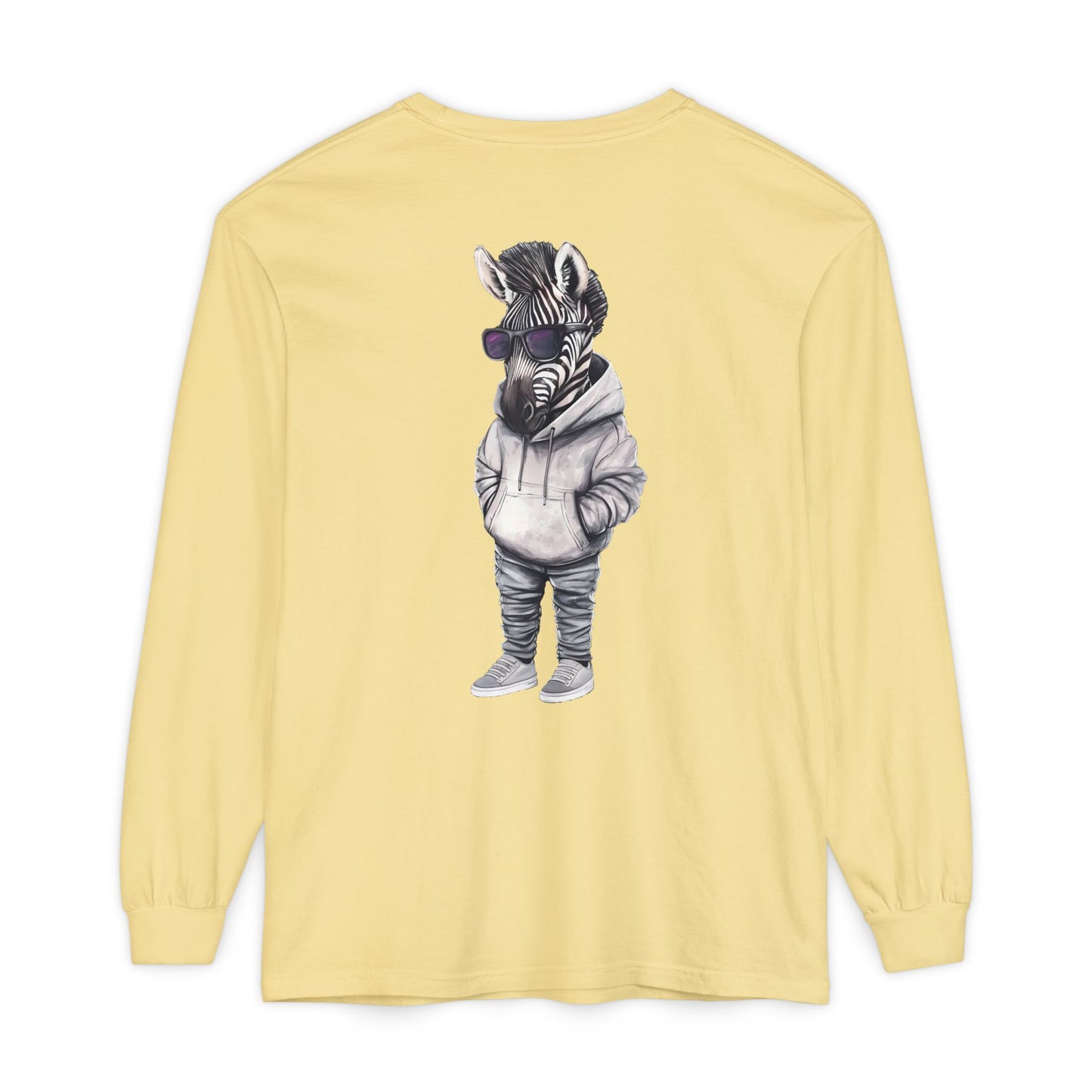 Chill Zebra Long Sleeve Tee