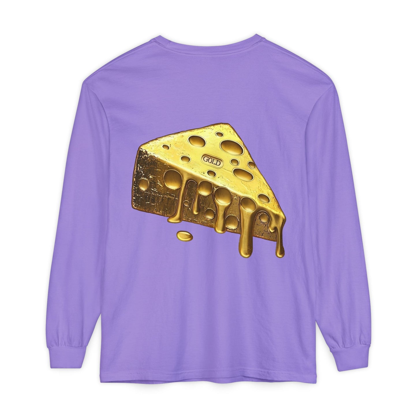 Gold Cheese Long Sleeve Tee
