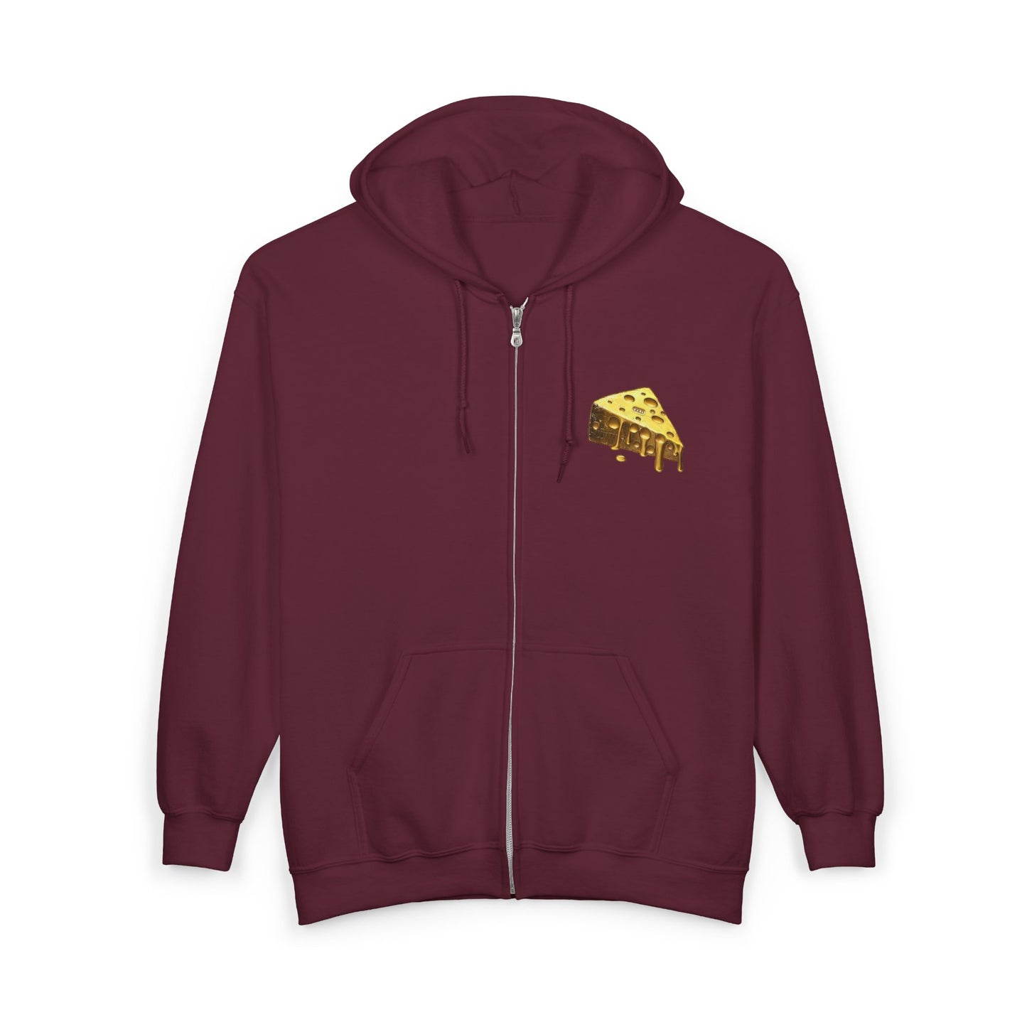 Gold Cheese Full Zipper Hoodie
