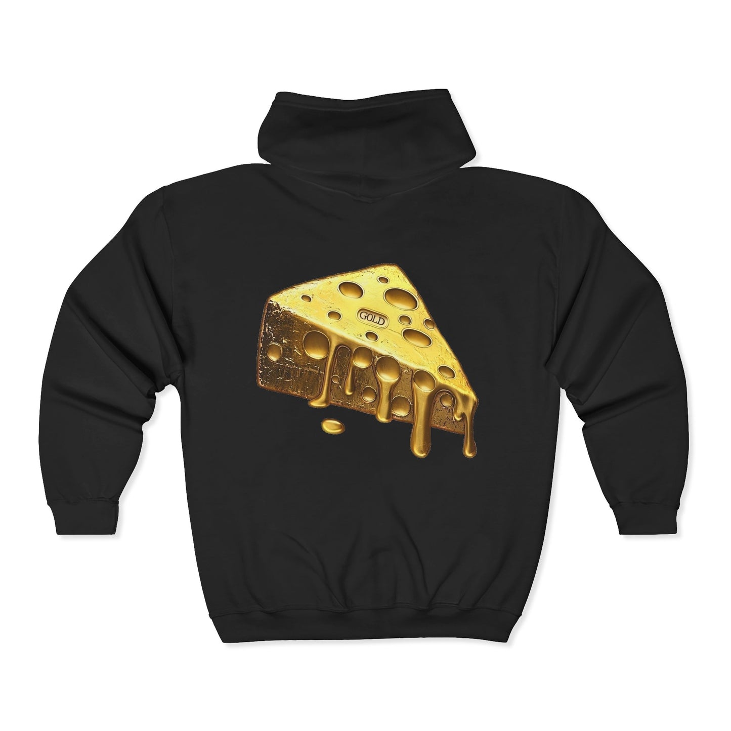 Gold Cheese Full Zipper Hoodie
