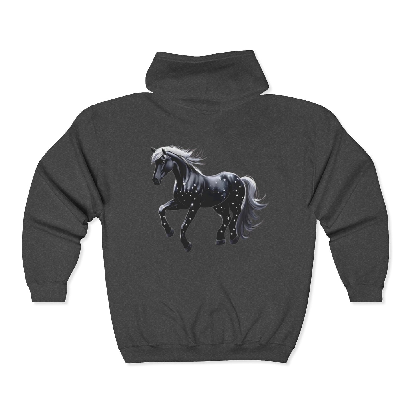 Stars Horse Full Zipper Hoodie