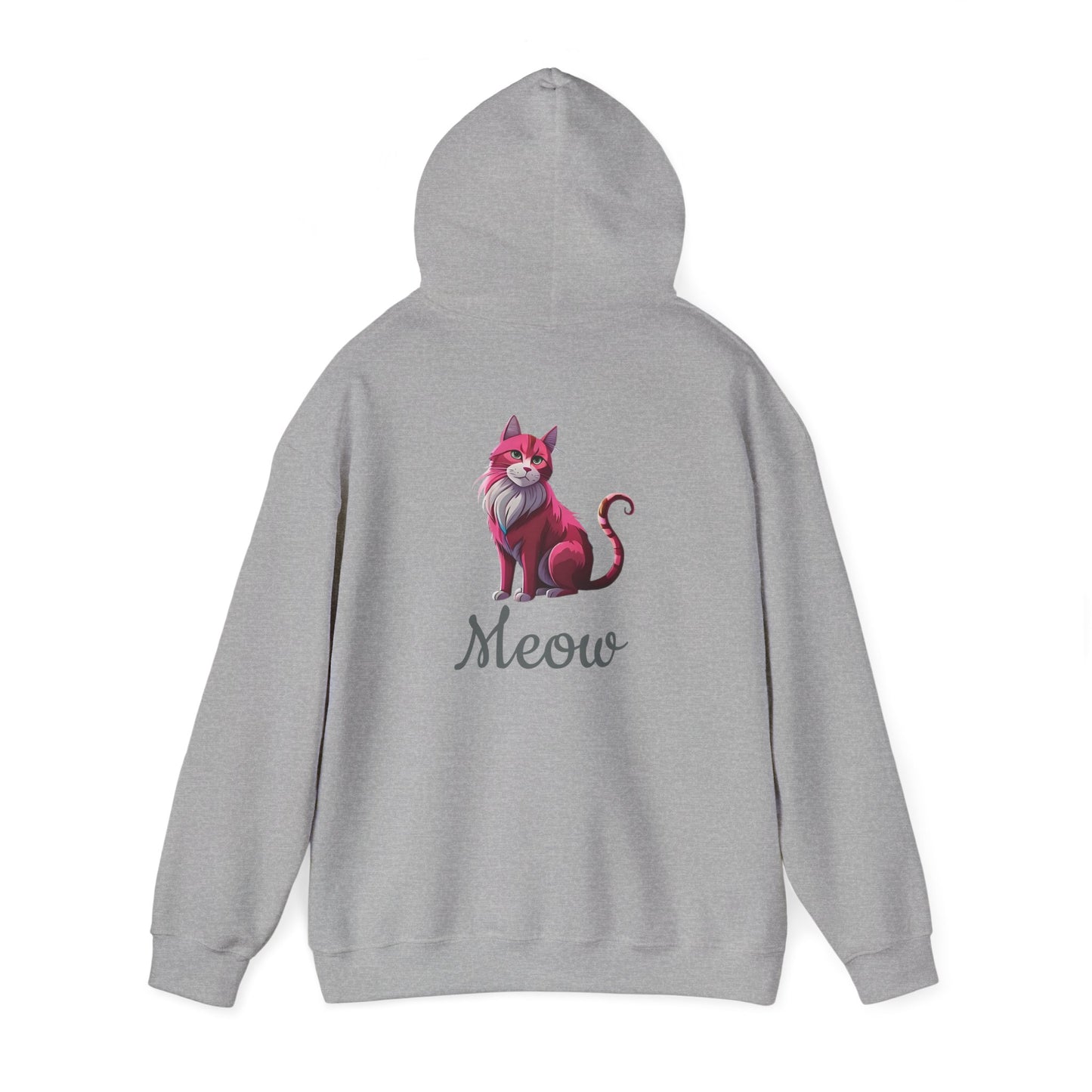 Pink Cat Hooded Sweatshirt