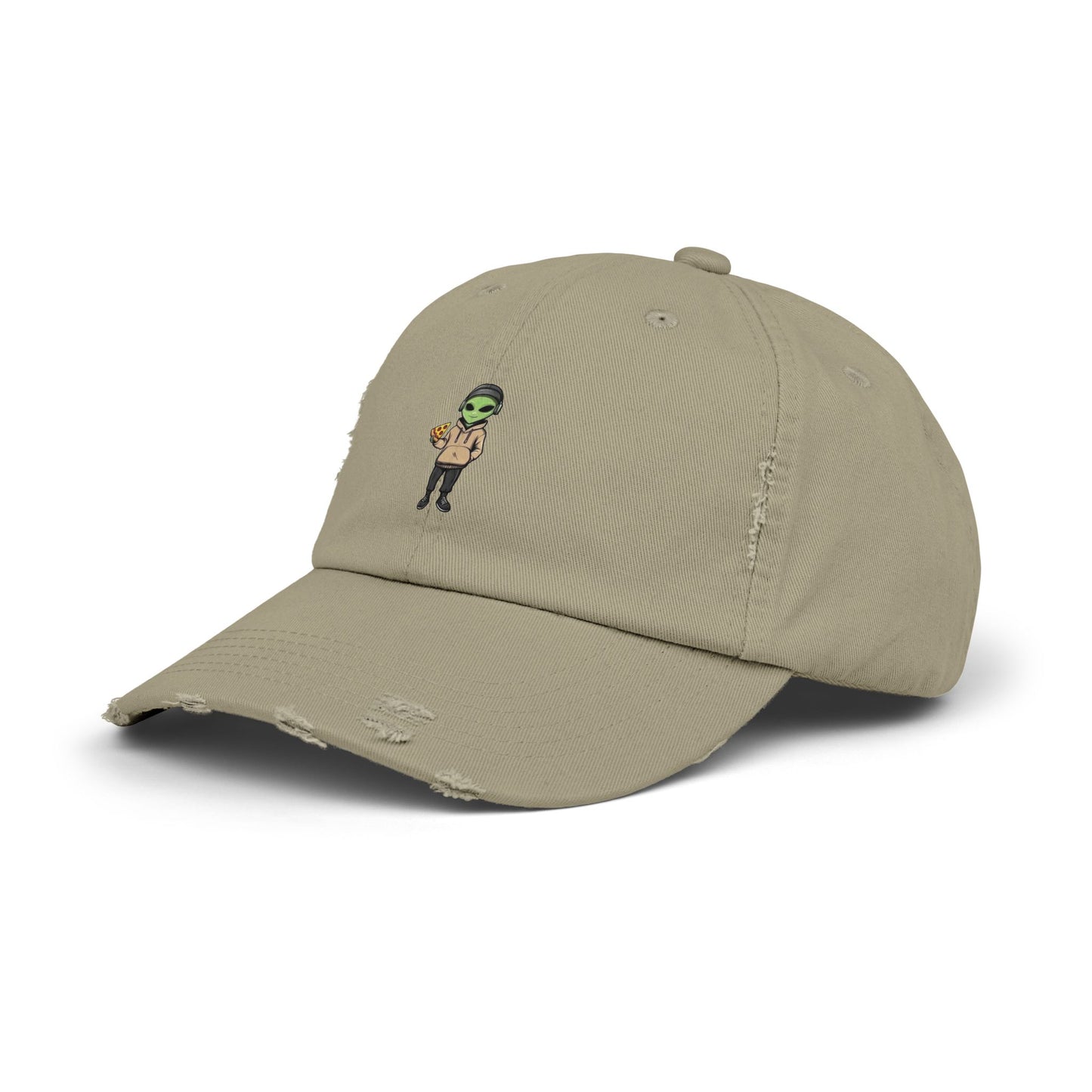 Chill Alien Distressed Cap