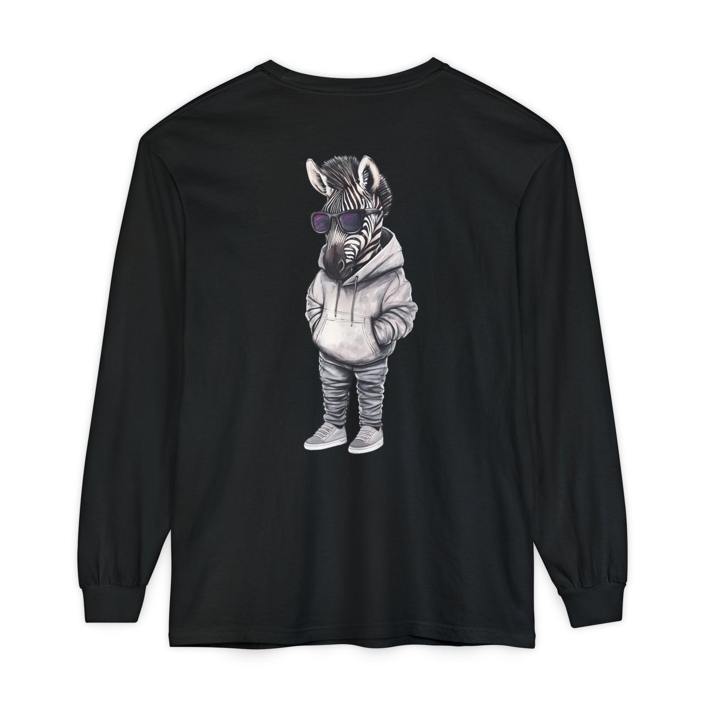 Chill Zebra Long Sleeve Tee