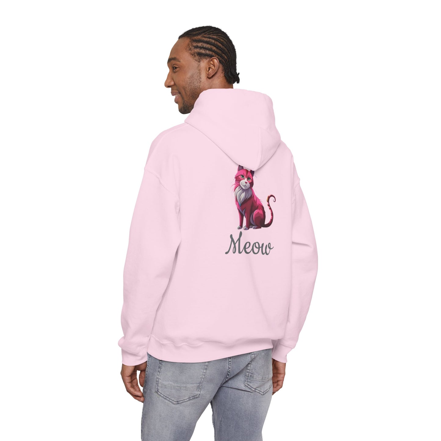 Pink Cat Hooded Sweatshirt