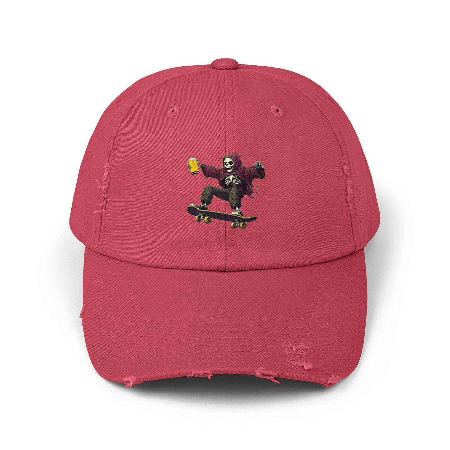 Skateboard Skeleton Cap