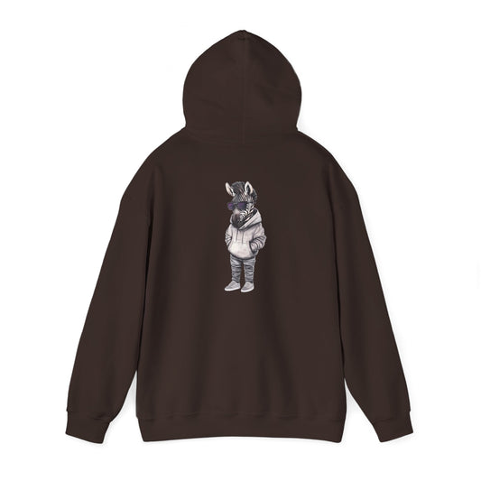 Chill Zebra Hooded Sweatshirt