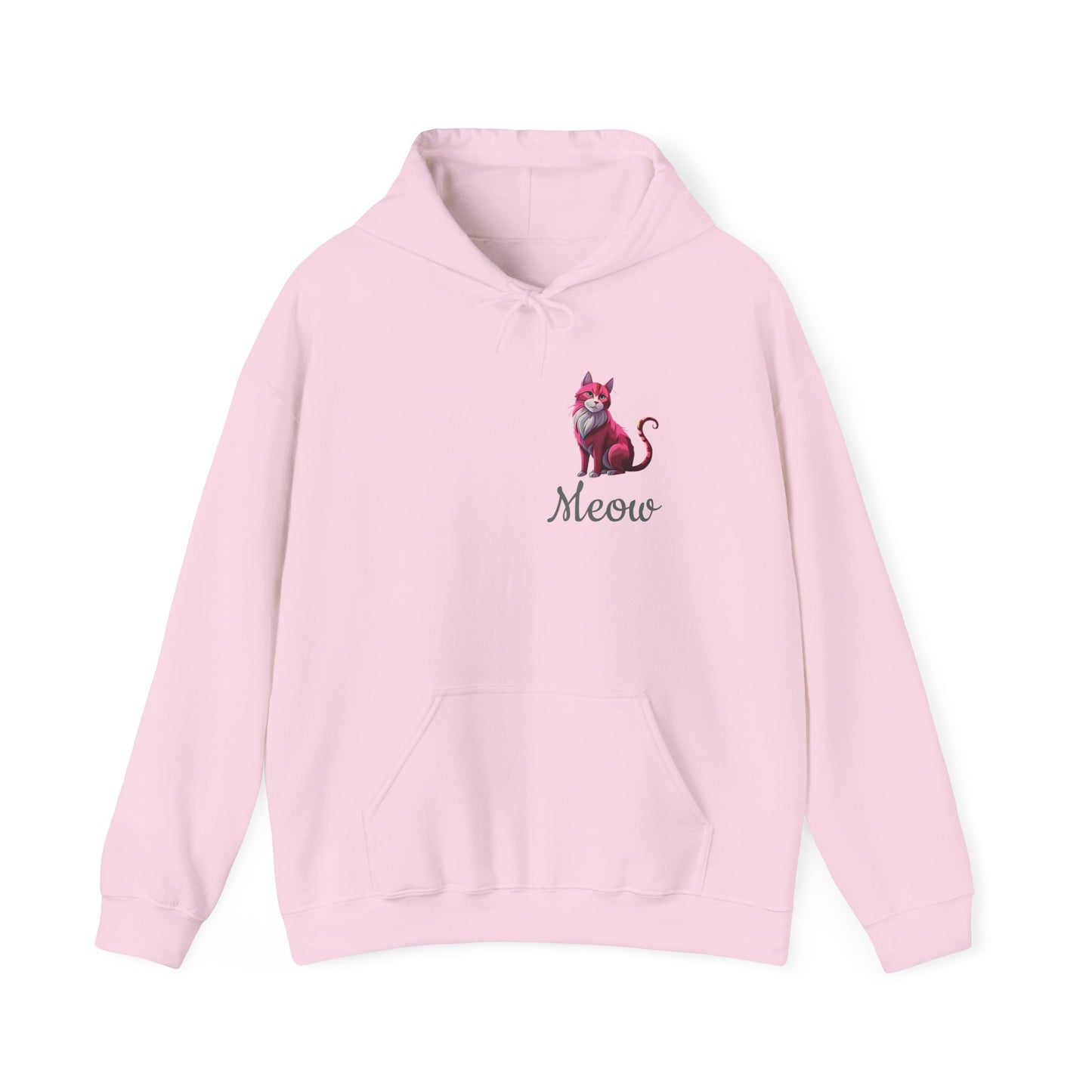 Pink Cat Hooded Sweatshirt