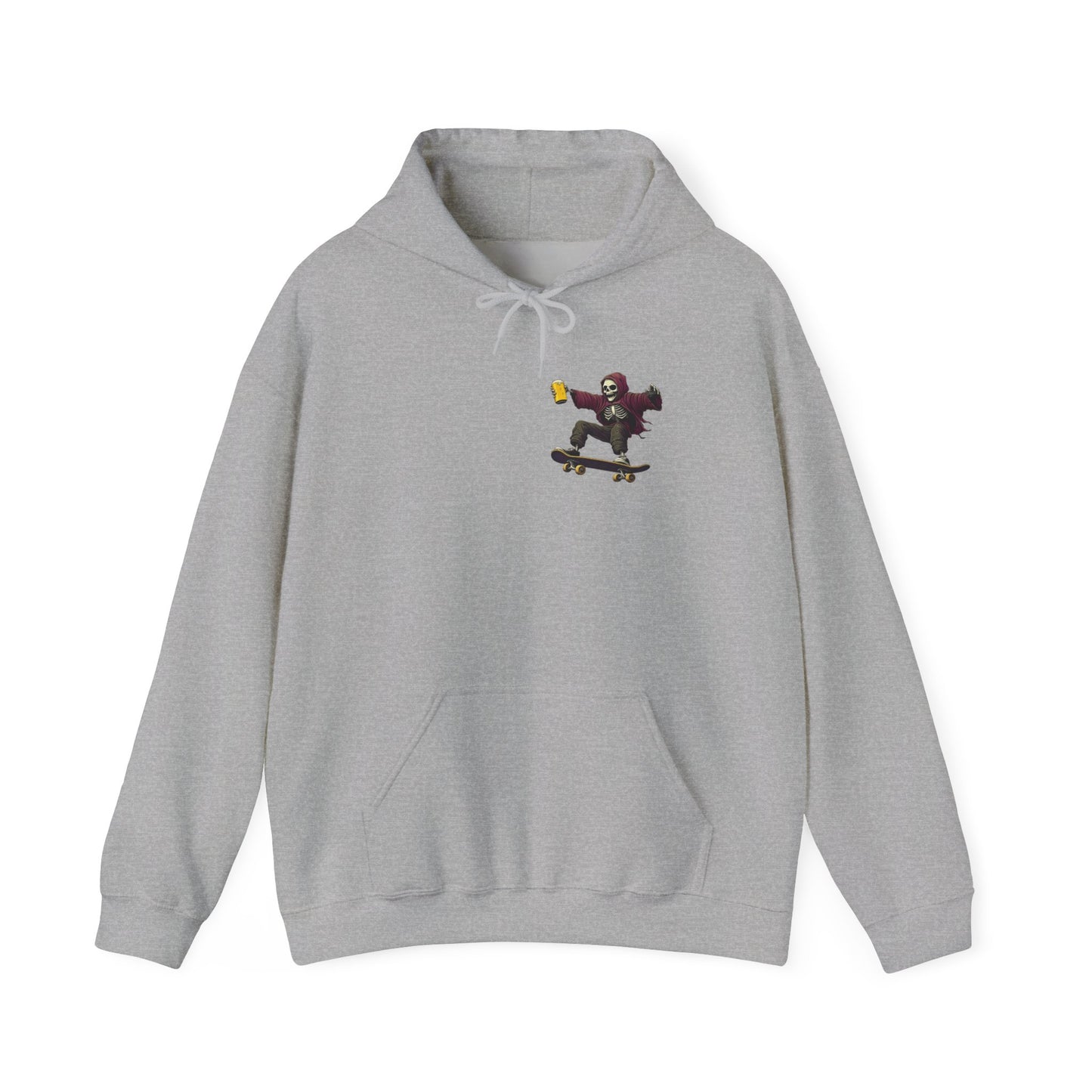 Skateboard Skeleton Hooded Sweatshirt