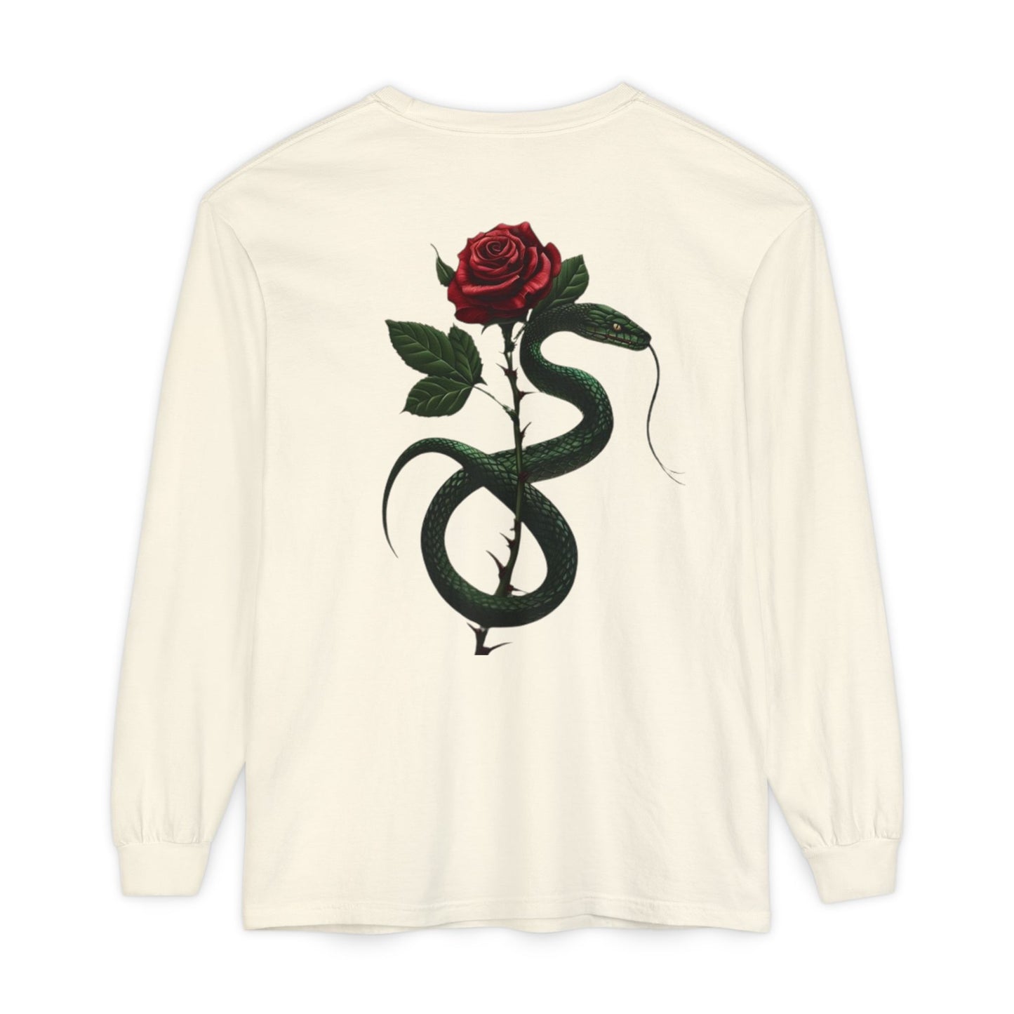 Snake Rose Long Sleeve T-Shirt