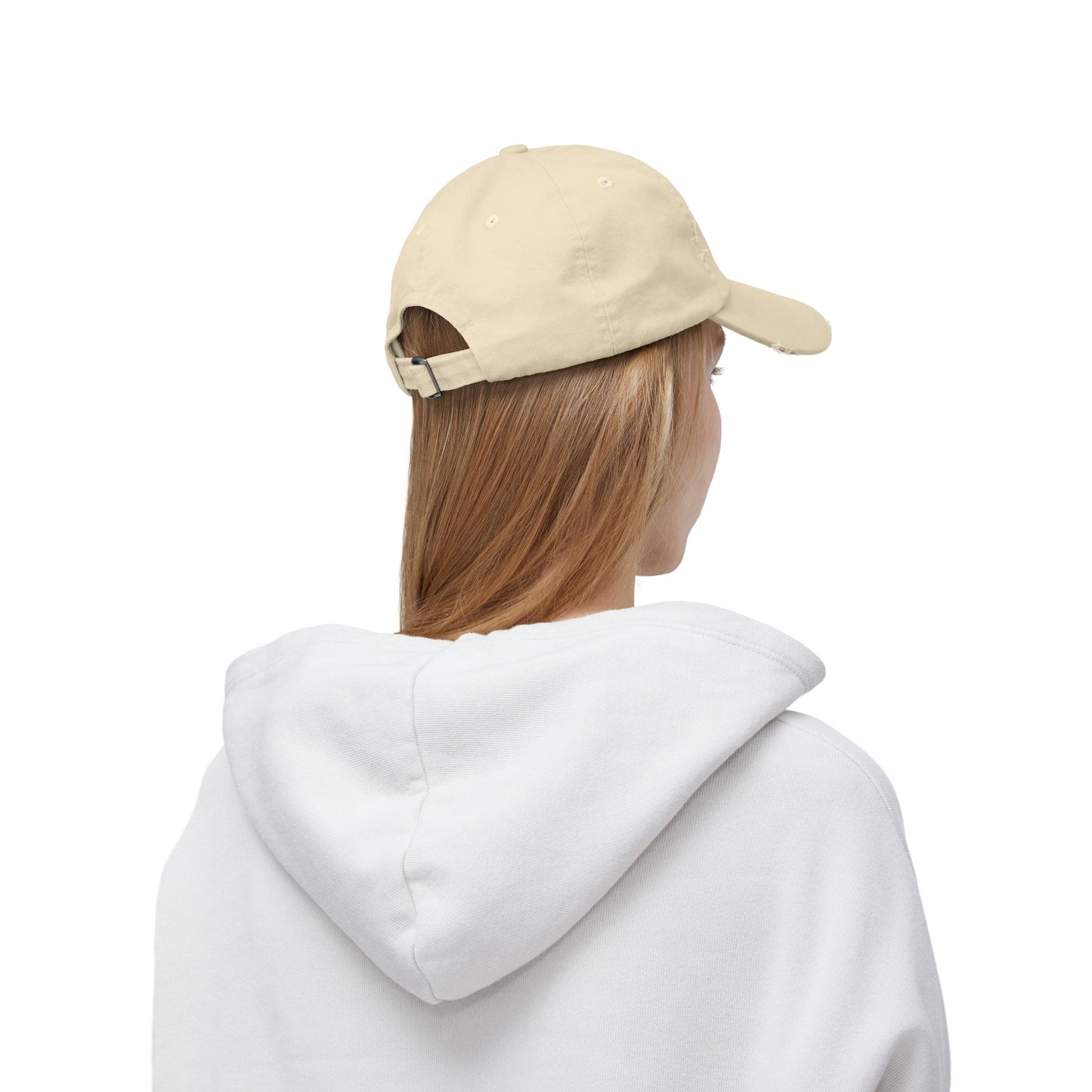 Snake Rose Distressed Cap