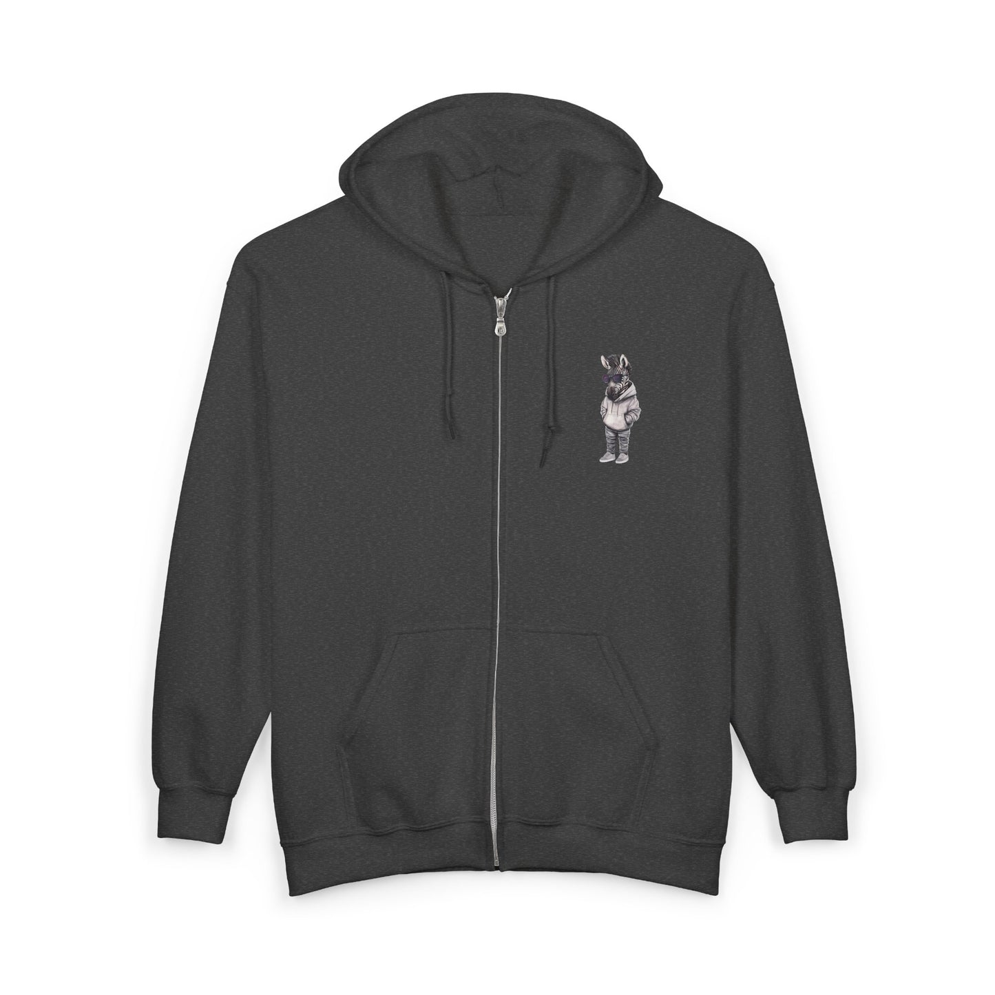 Chill Zebra Full Zipper Hoodie