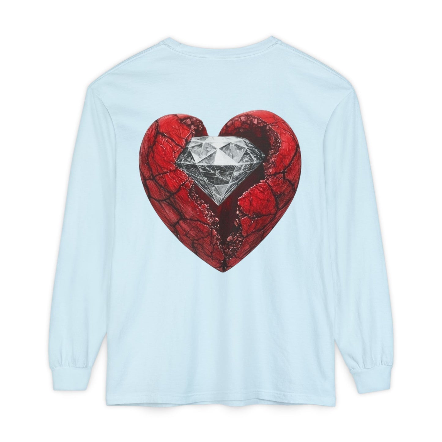 Diamond Heart Long Sleeve Tee