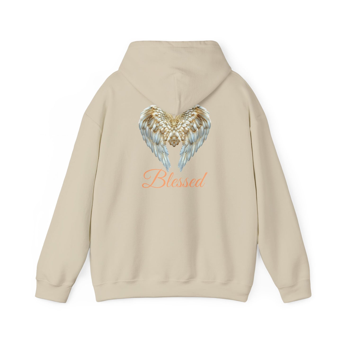 Blessed Angel Wing Hooded Sweatshirt