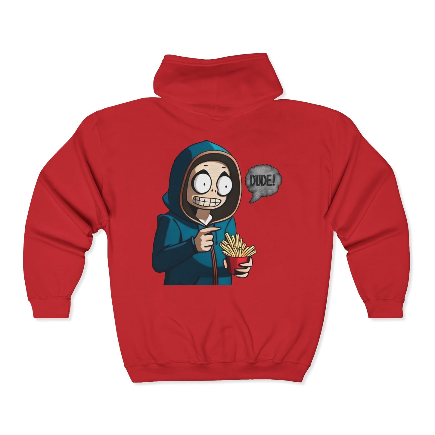 DUDE! Full Zipper Hoodie