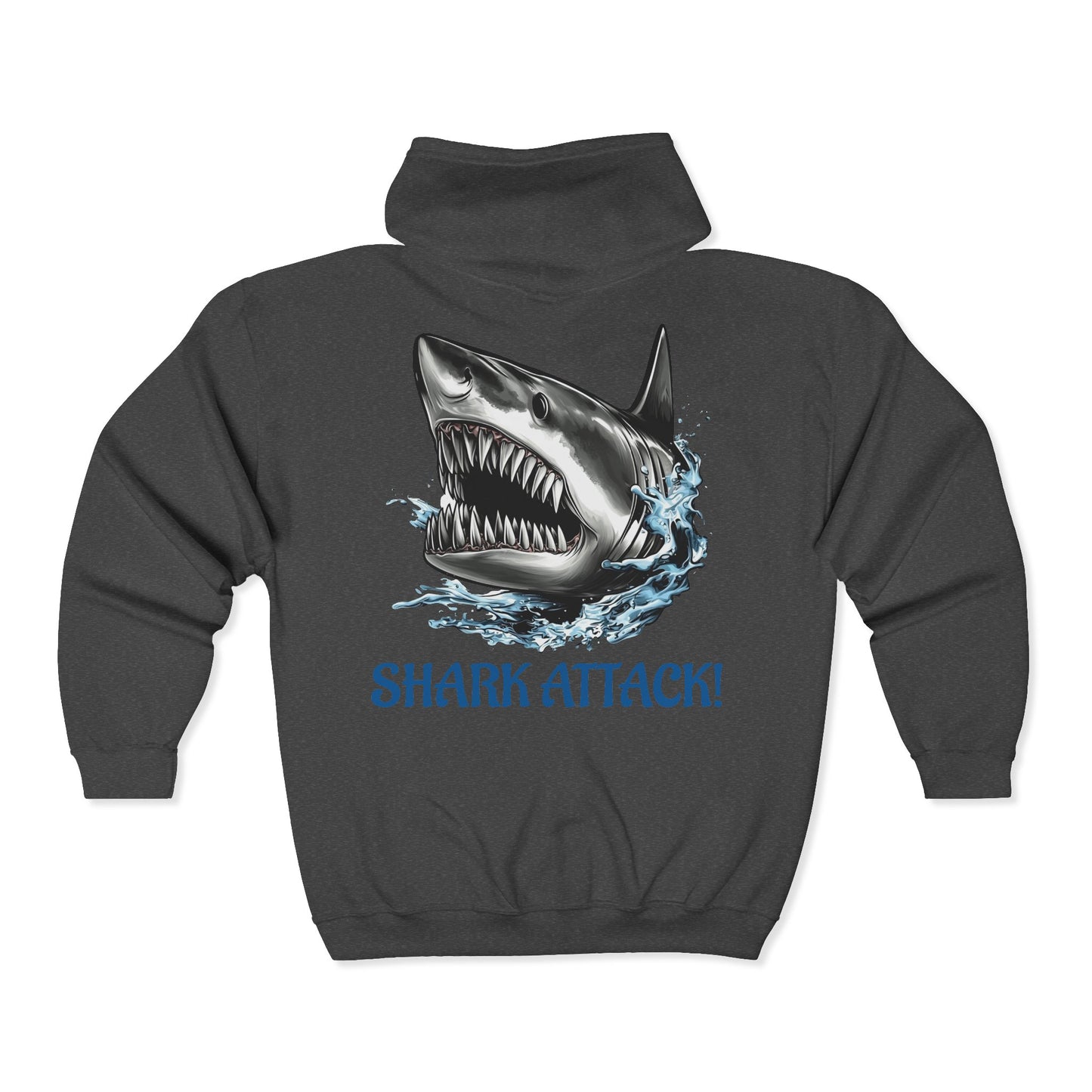 Shark Attack Full Zipper Hoodie