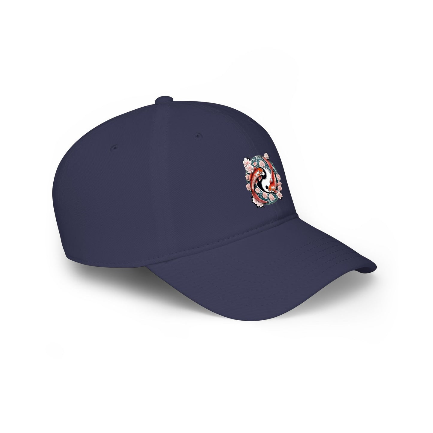 Koi Fish Yin Yang Baseball Cap
