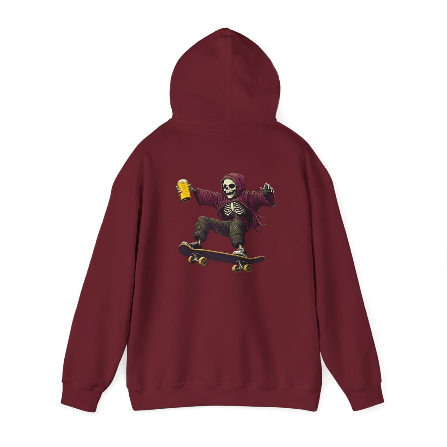 Skateboard Skeleton Hooded Sweatshirt