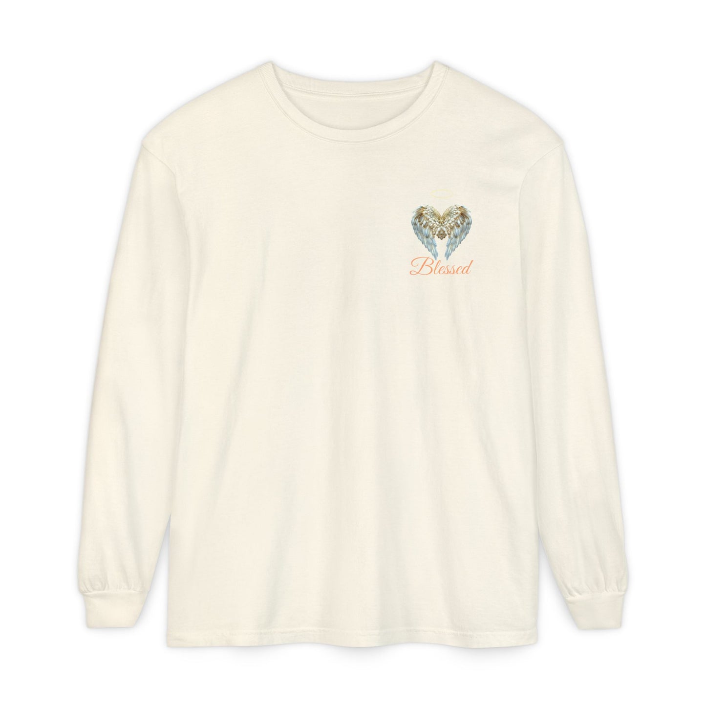 Blessed Angel Wing Long Sleeve T-Shirt