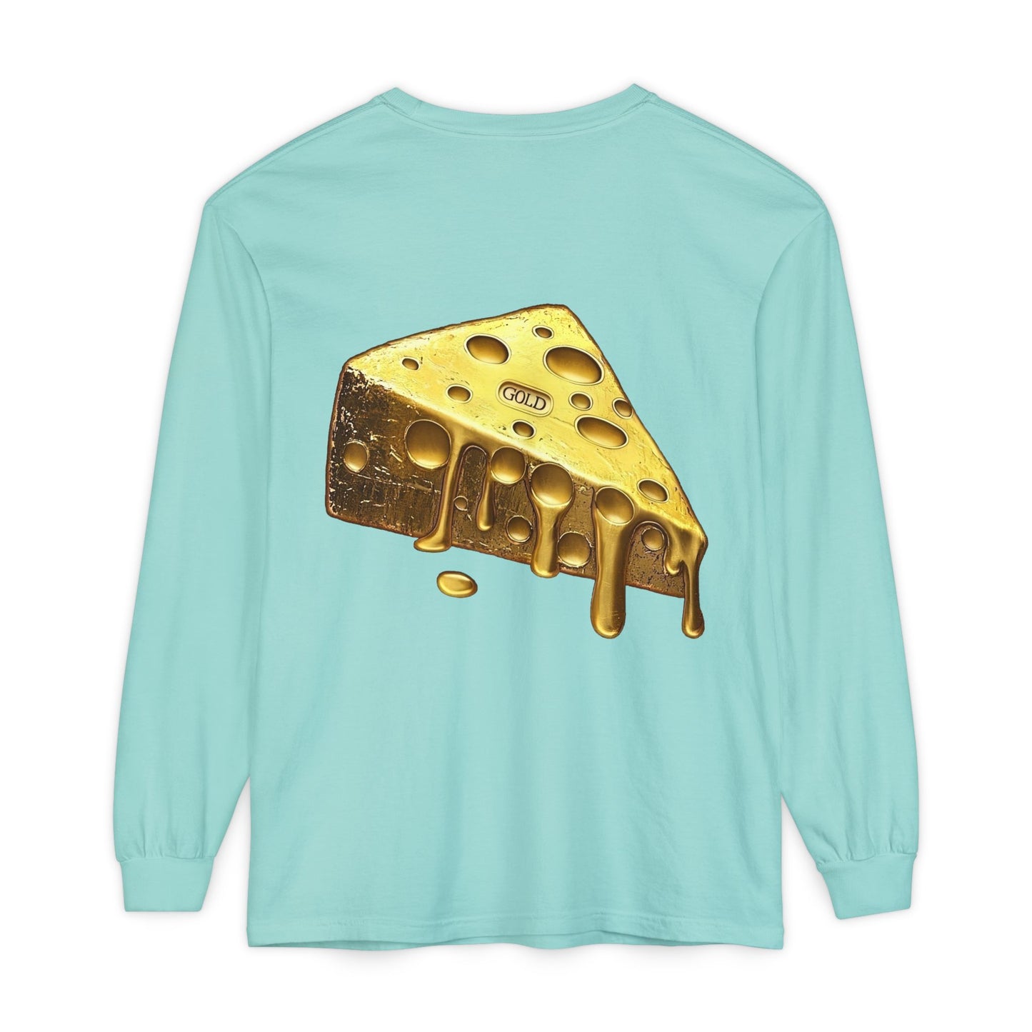 Gold Cheese Long Sleeve Tee