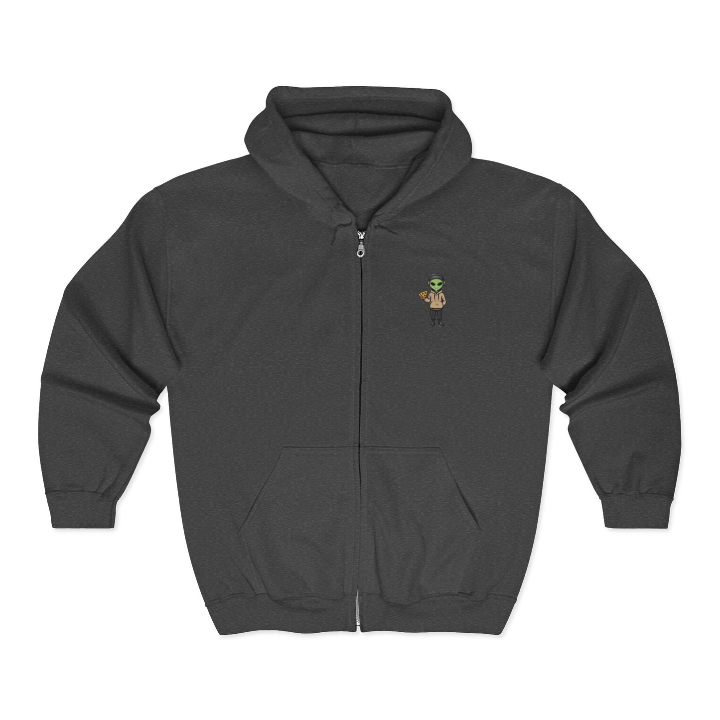 Chill Alien Full Zipper Hoodie