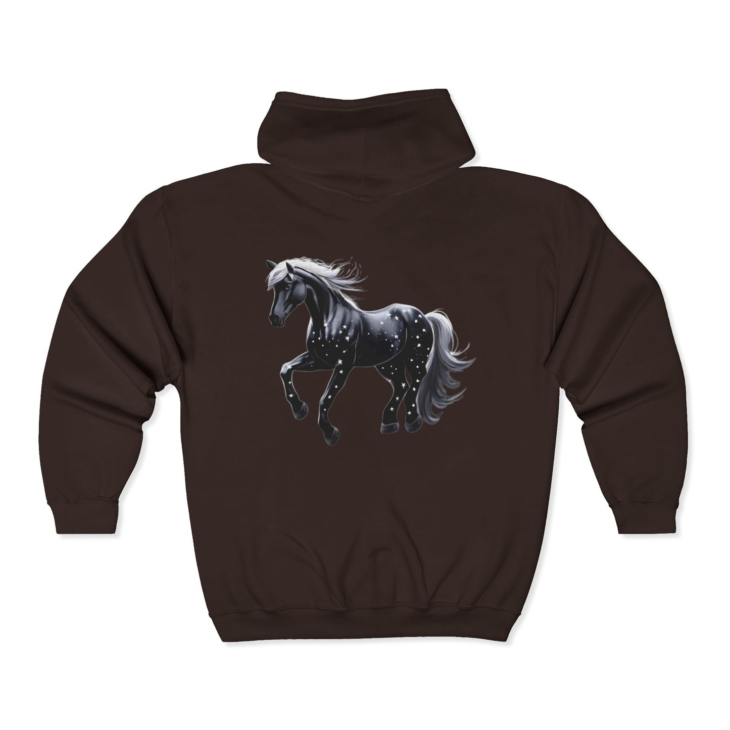 Stars Horse Full Zipper Hoodie