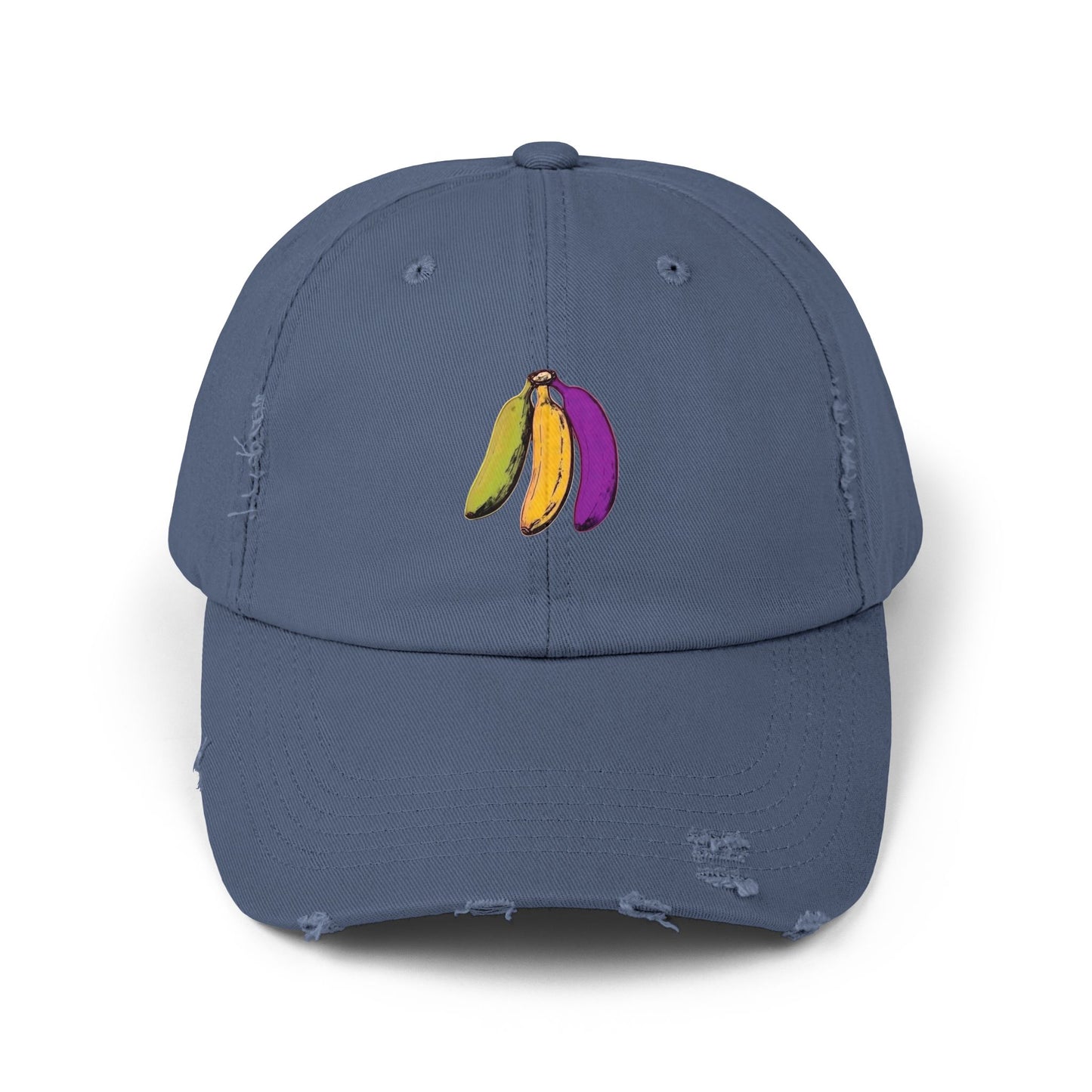 Tropical Bananas Distressed Cap