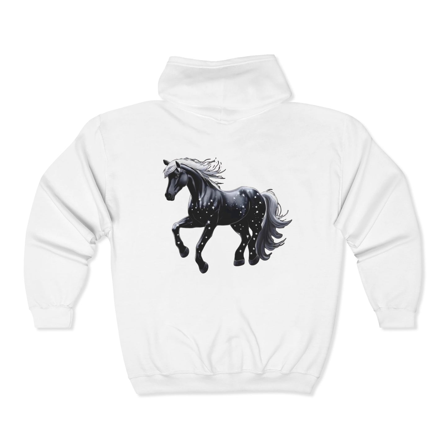 Stars Horse Full Zipper Hoodie