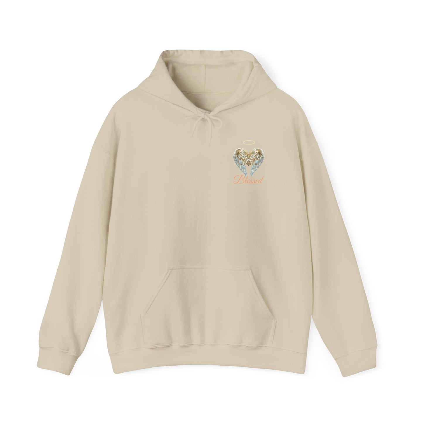 Blessed Angel Wing Hooded Sweatshirt