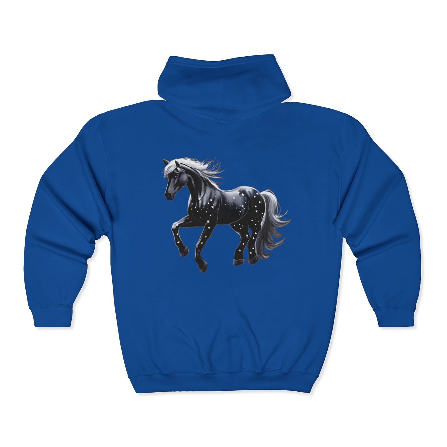 Stars Horse Full Zipper Hoodie