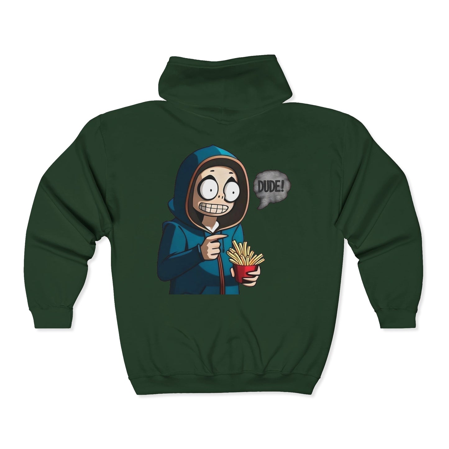 DUDE! Full Zipper Hoodie