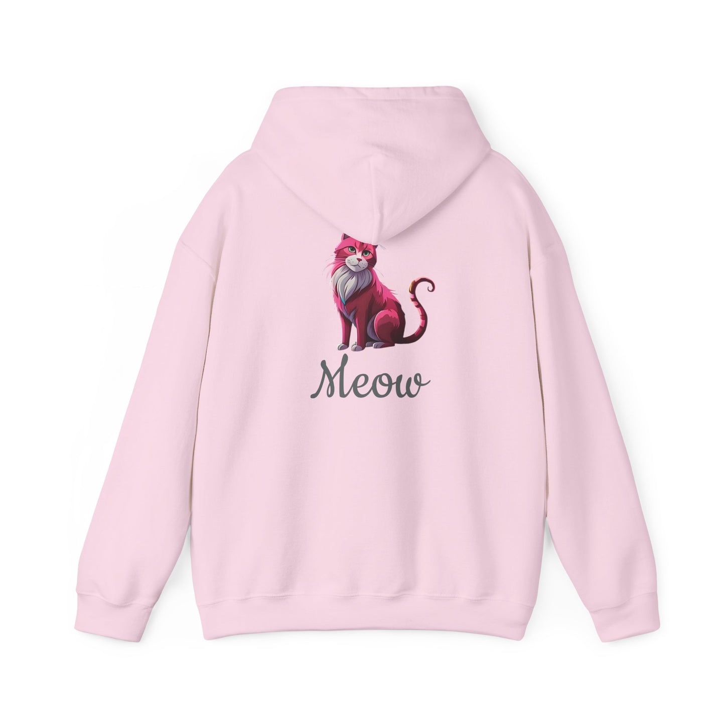 Pink Cat Hooded Sweatshirt