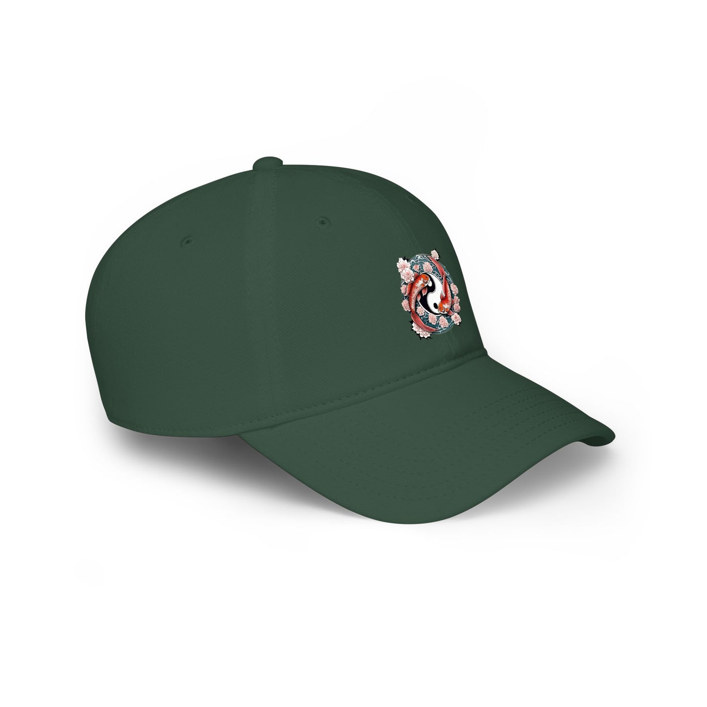 Koi Fish Yin Yang Baseball Cap