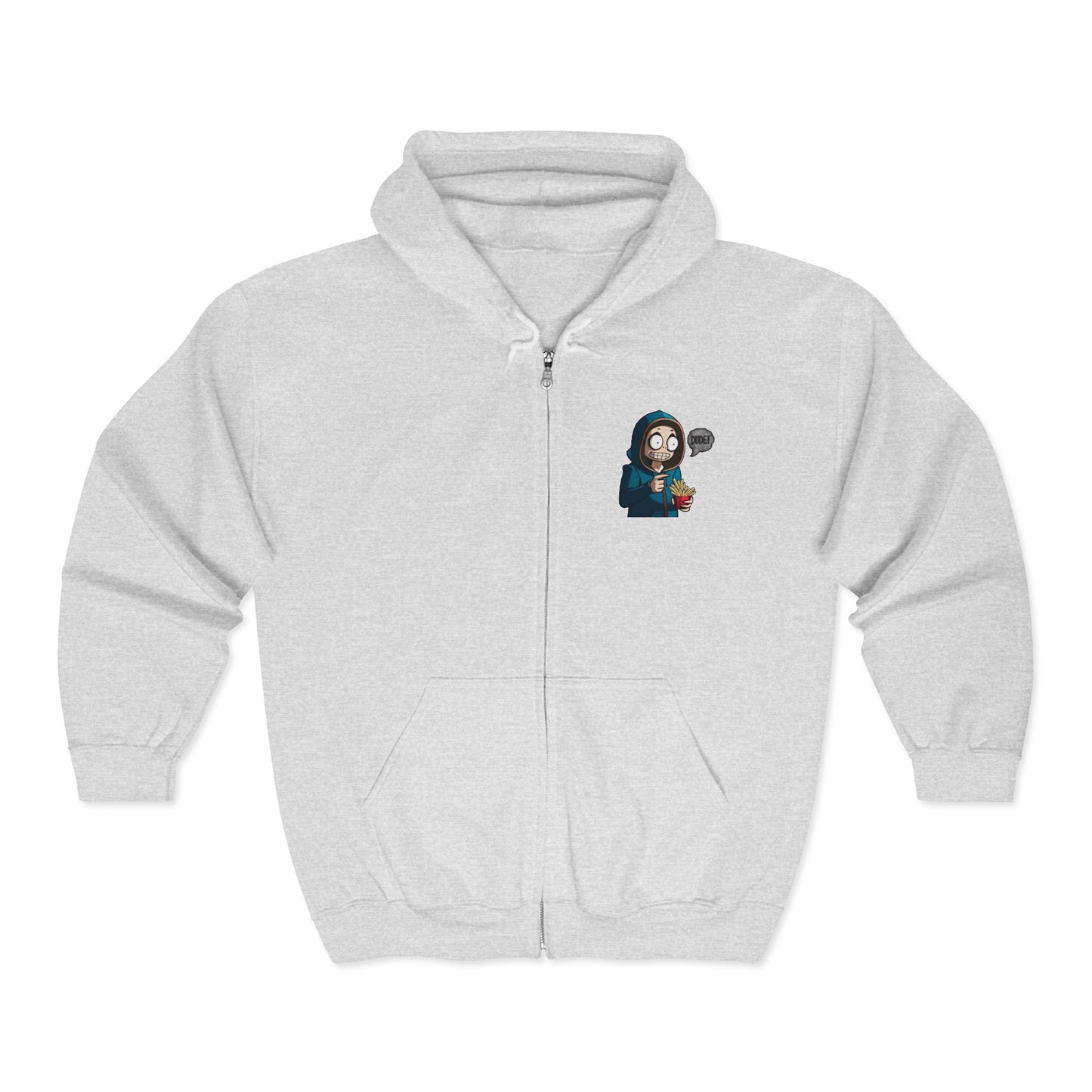DUDE! Full Zipper Hoodie