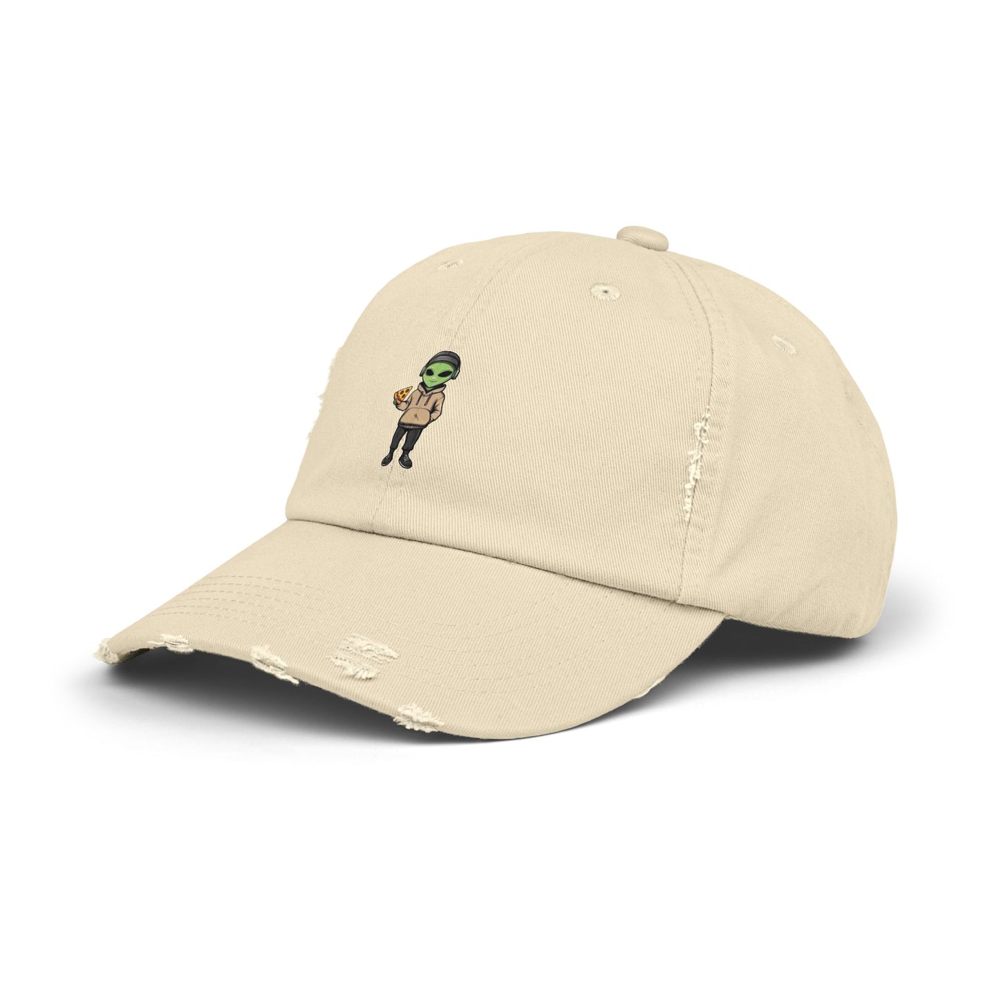 Chill Alien Distressed Cap