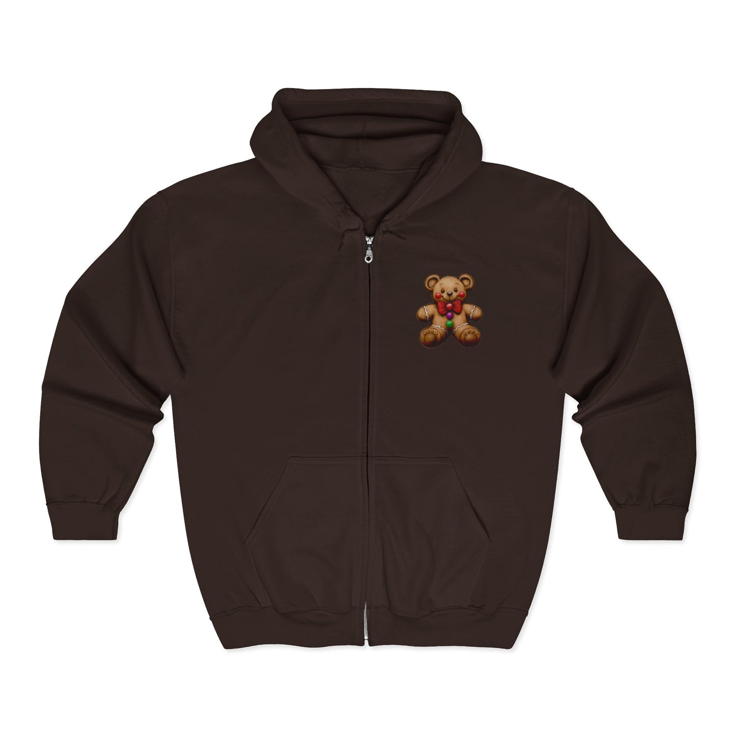 Cookie Bear Full Zipper Hoodie