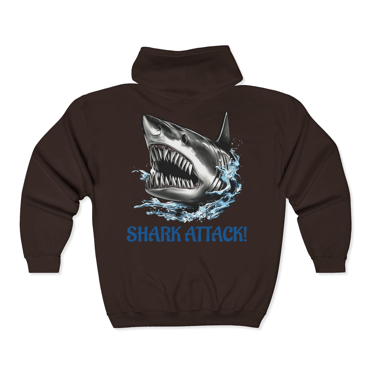 Shark Attack Full Zipper Hoodie