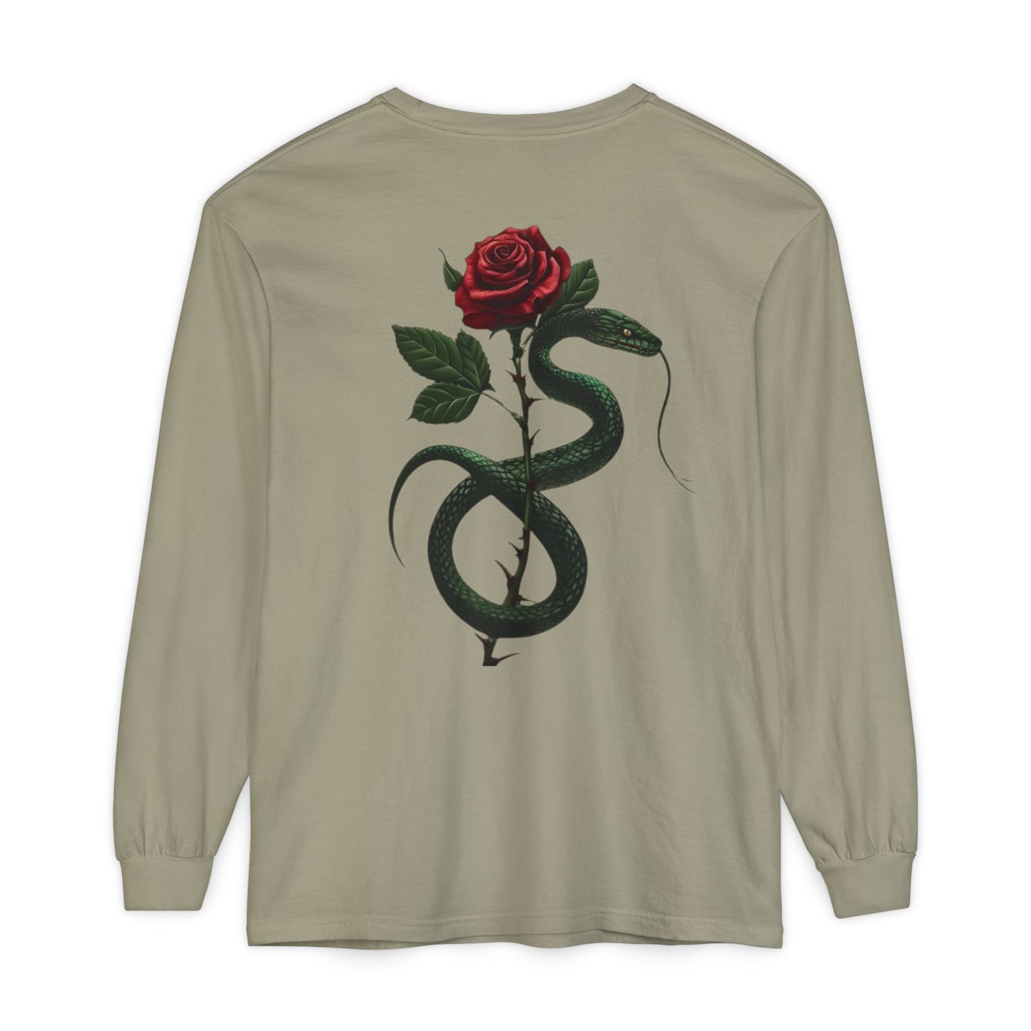 Snake Rose Long Sleeve T-Shirt