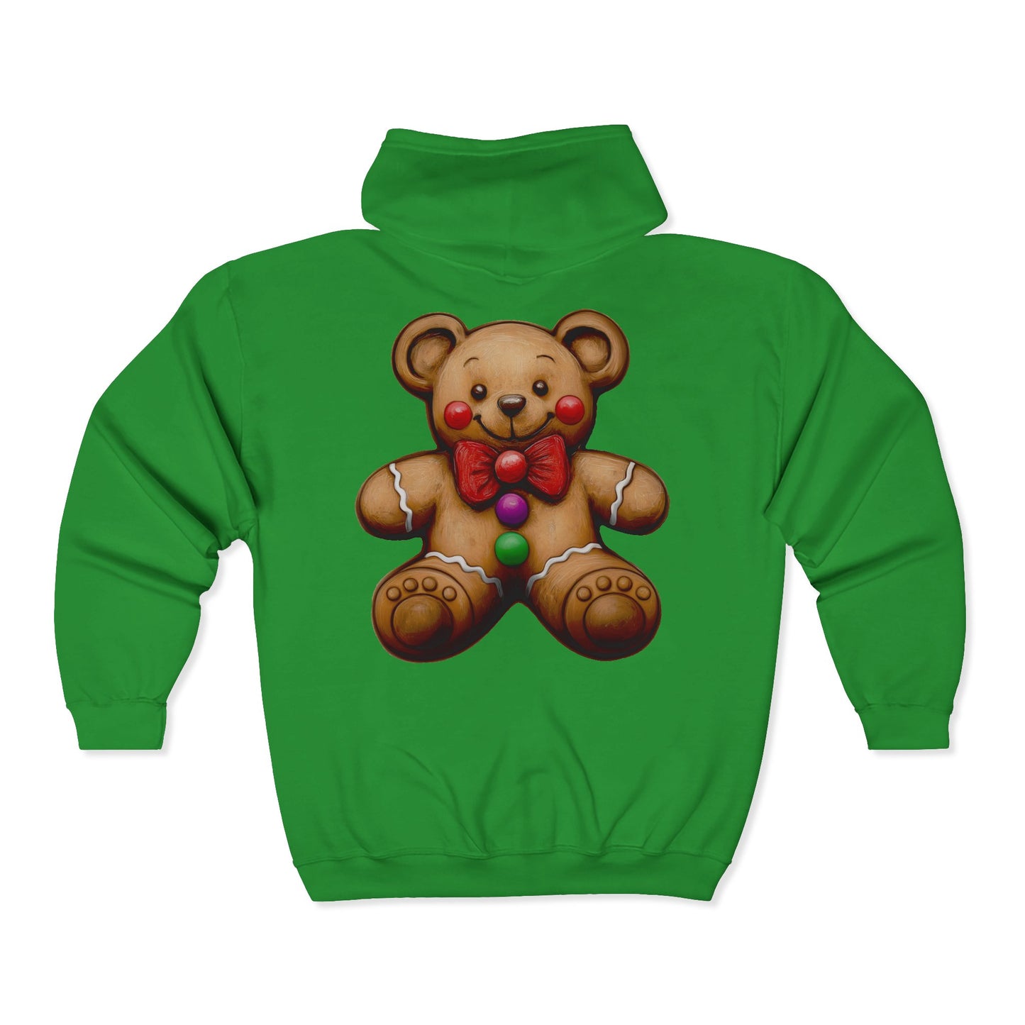 Cookie Bear Full Zipper Hoodie