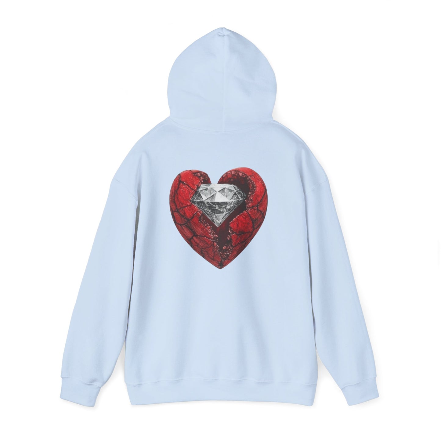 Diamond Heart Hooded Sweatshirt