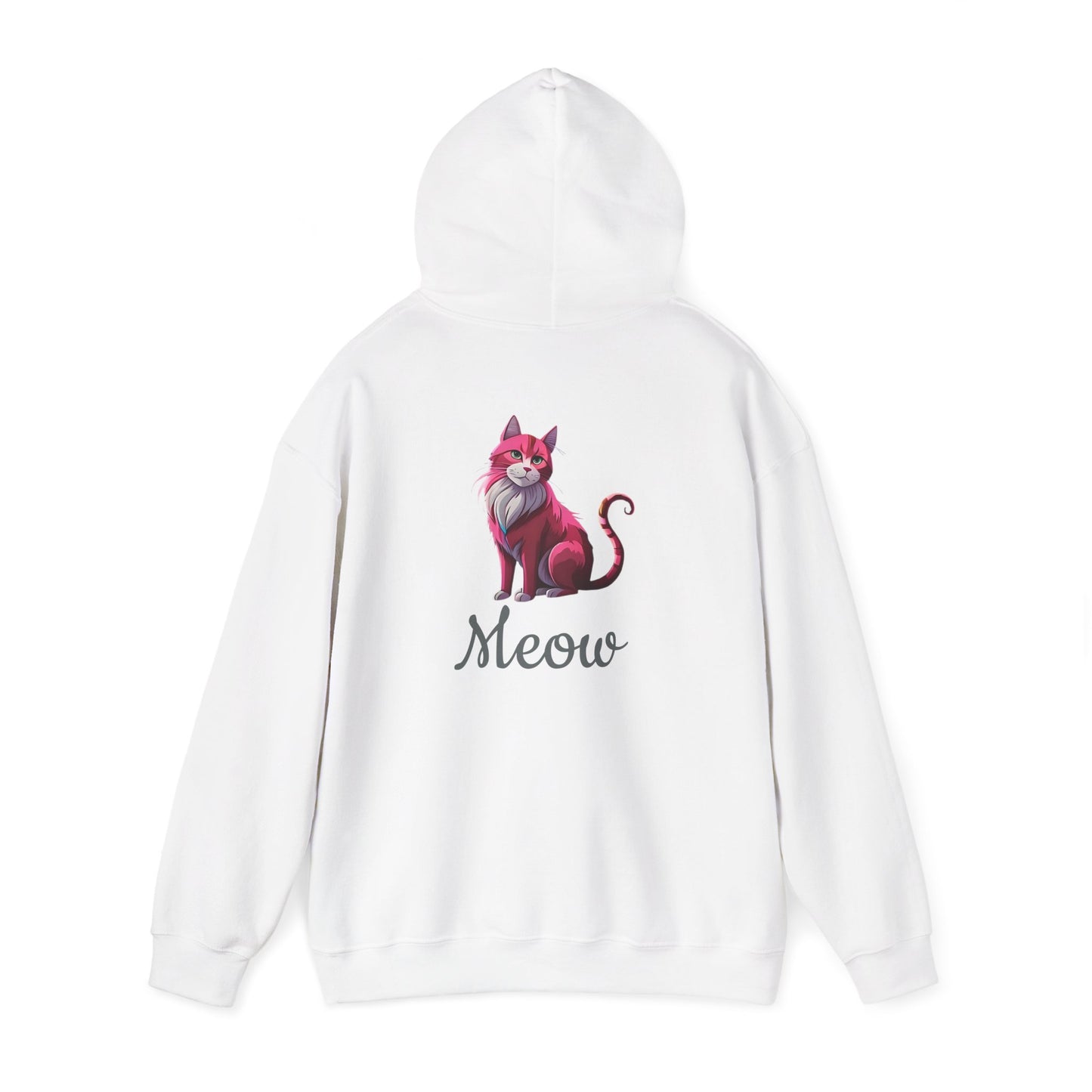 Pink Cat Hooded Sweatshirt
