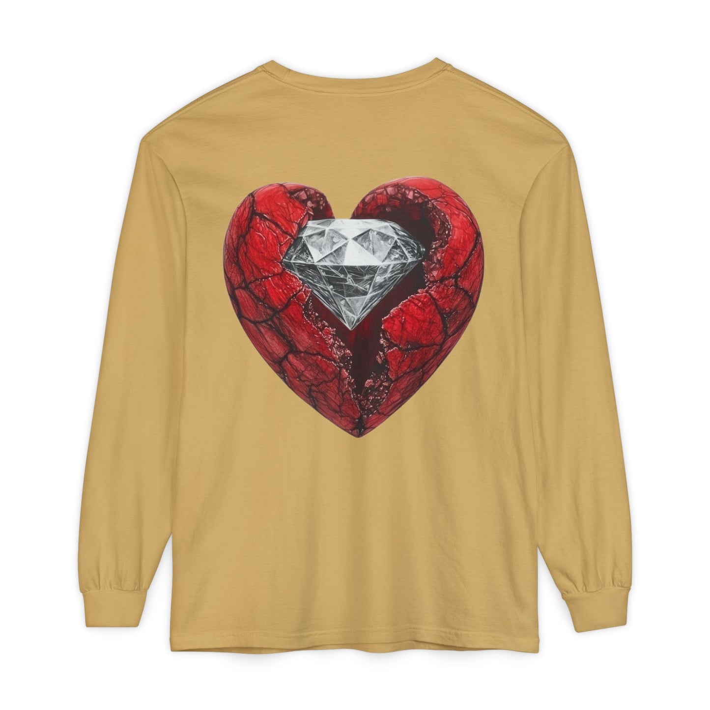 Diamond Heart Long Sleeve Tee