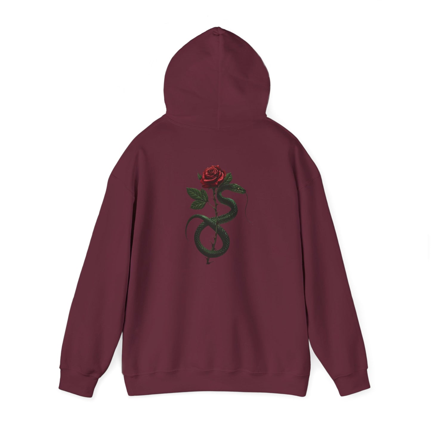 Snake Rose Hooded Sweatshirt