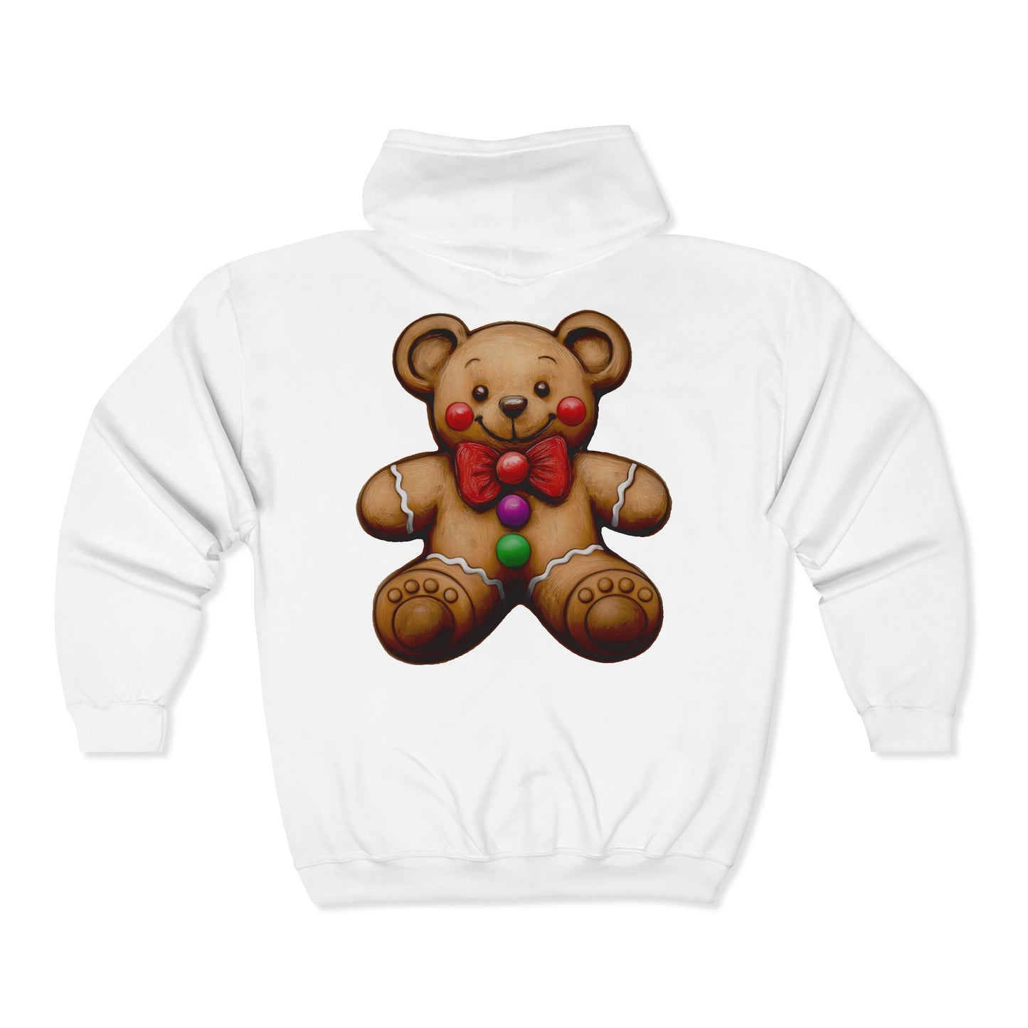 Cookie Bear Full Zipper Hoodie
