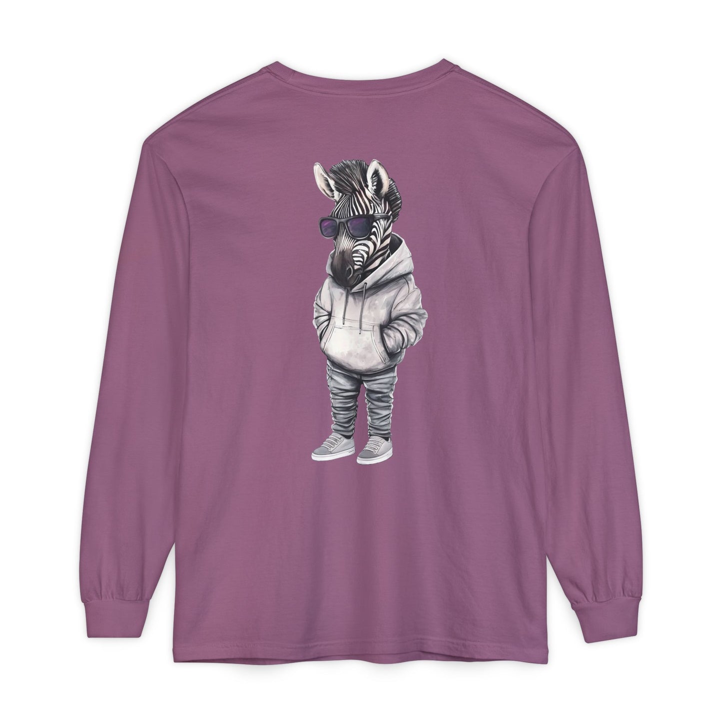 Chill Zebra Long Sleeve Tee