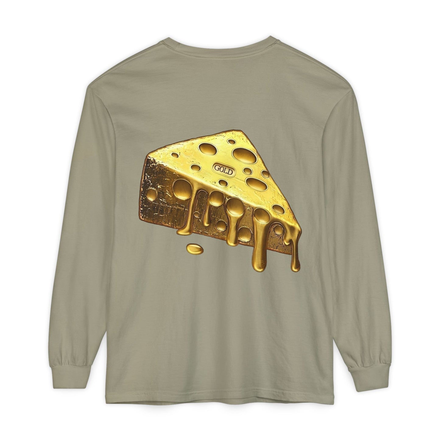 Gold Cheese Long Sleeve Tee