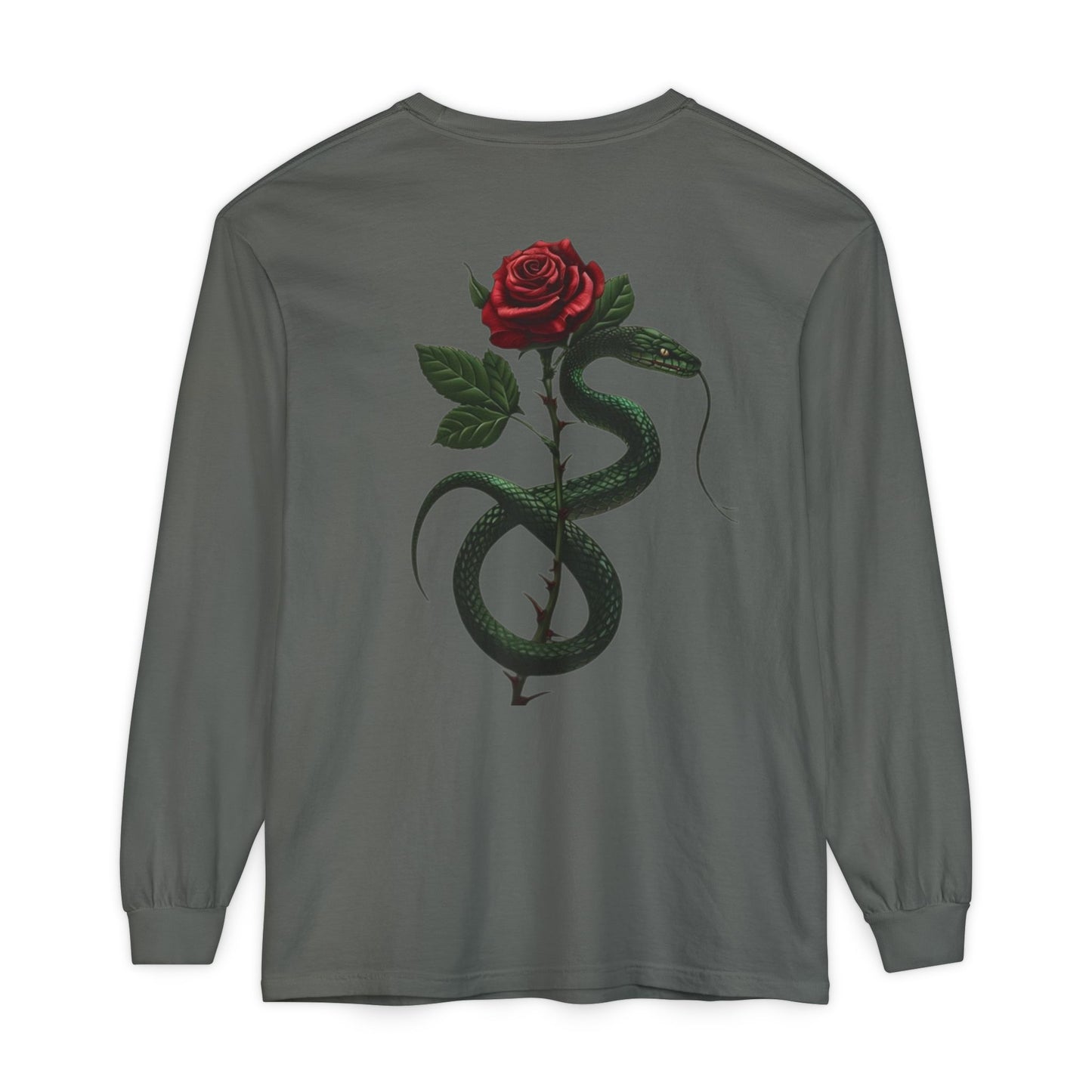 Snake Rose Long Sleeve T-Shirt