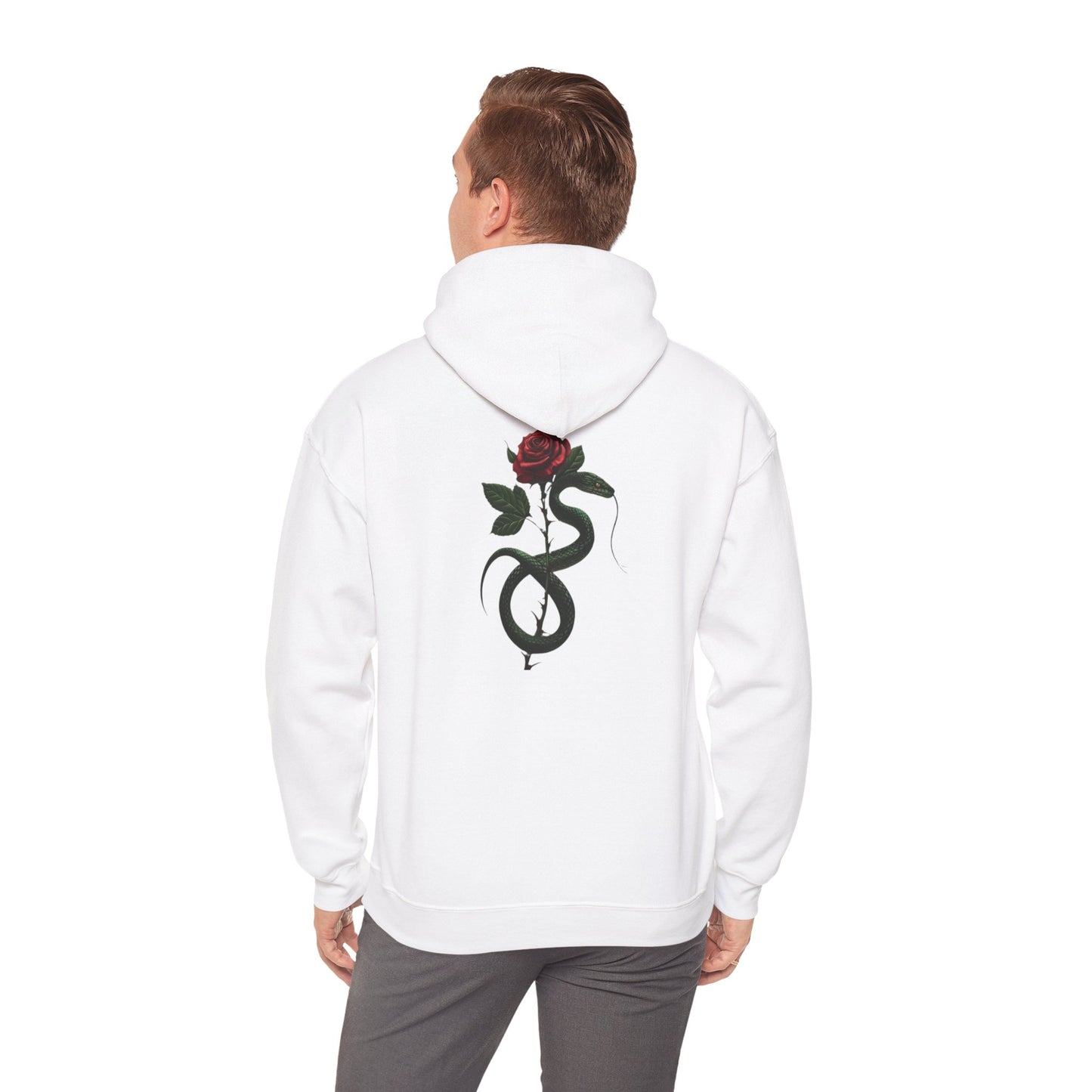 Snake Rose Hooded Sweatshirt