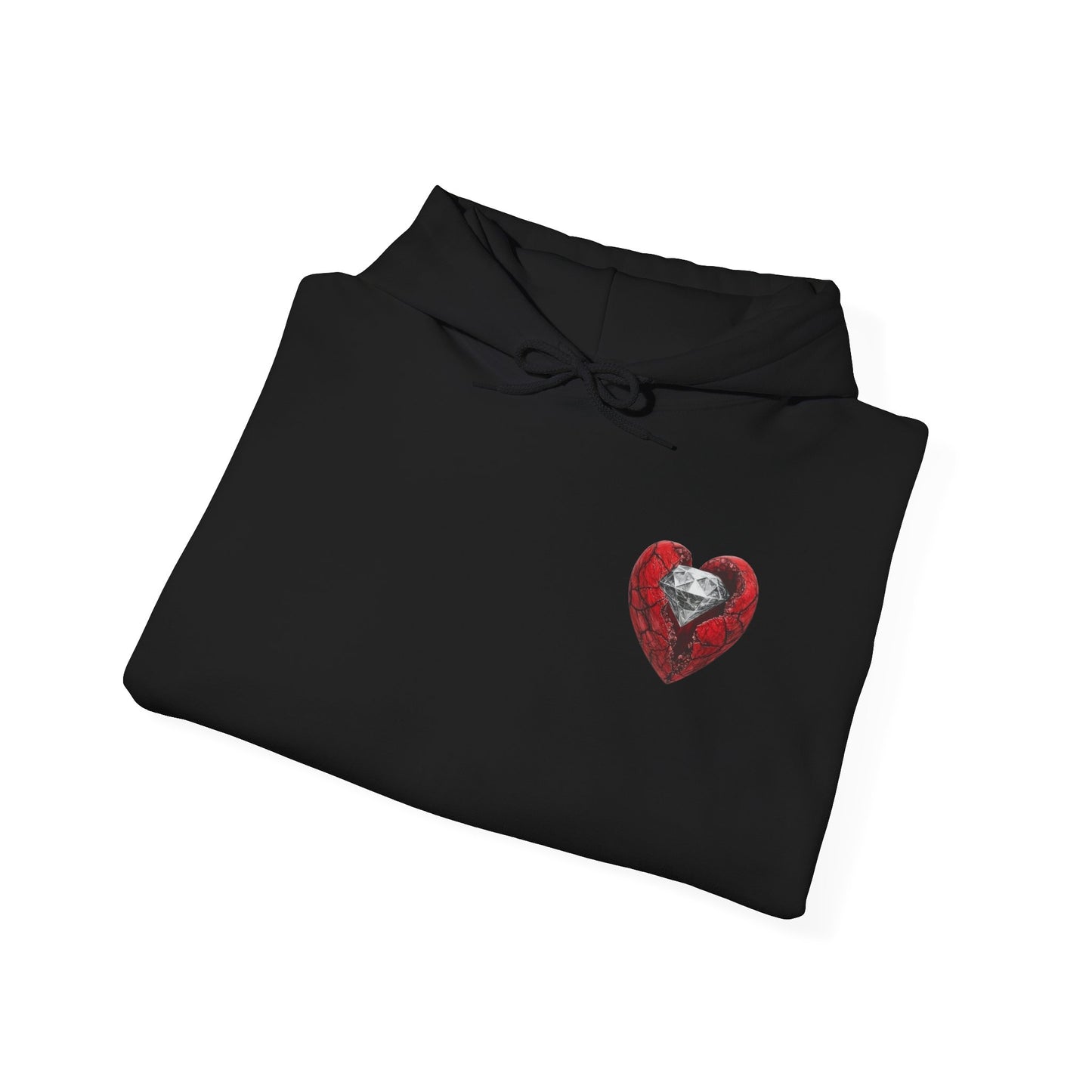 Diamond Heart Hooded Sweatshirt